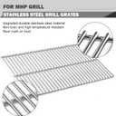 Grill Grates Replacement For MHP Grill Parts WMK Grates WNK4 WNK4DD TJK Briquette Grate TJK2 4-Gen Grill Series Stainless Cooking Grid Patriot Rock Grates AMCT AMCW Modern Home Products Grill Parts