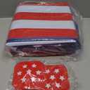 TOY Life 2 Sets Inflatable Pool Games Toys, Pool Cornhole Game Floating Toys for Adults Kids Family, Water Games for Adults, 4th of July American Flag Bean Bag Toss Game for Swimming Pools Party