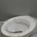 Carex Toilet Seat Riser, Elongated Raised Toilet Seat Adds 3.5 inches to Toilet Height, for Assistance Bending or Sitting, 300 Pound Weight Capacity Toilet Riser