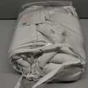 Topfinel Natural Pinch Pleated Linen Curtains 84 Inch Length 2 Panels for Bedroom Living Room Textured Cream Semi Sheer Window Curtain Boho Neutral Back Tab Pinch Pleat Drape with Hooks 84 Inches Long