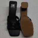 SM New York Womens Shoes, Black, 9L & 8R Sizes