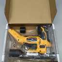 Cordless Brushless Jigsaw Compatible with 20V MAX Battery (Tool Only), 3800SPM 7 Variable Speed Jig Saw, Ergonomic Barrel Grip, 4 Orbital Cutting, 045 Bevel Cuts, LED Light for Wood Metal