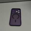 CANSHN Magnetic Compatible with iPhone 17 Pro Max Case, Upgraded [Full Camera Protection] [Compatible with Magsafe] [Translucent Matte] Shockproof Protective Phone Cover 6.9 Inch - Deep Purple