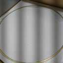 TokeShimi Round Gold Mirror 36 Inch Round Bathroom Mirror for Wall with Non-Rusting Aluminum Alloy Brushed Gold Matte Metal Frame Modern Circle Mirror Fit in Minimalist Multi Style Home Decor