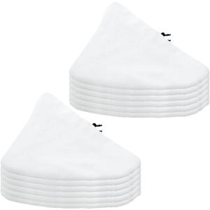 FengWu 12 PCS Replacement Triangle Steam Mop Pads Reusable Washable Microfiber Steamer Cleaning Pads Compatible for Steamboy X5 H2O H20 S302 S001