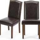 DUMOS Dining Chairs Set of 2, PU Leather Kitchen Chairs for Living Room