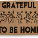 POMOTER New Grateful to Be Home Welcome Mat,Funny Doormat, Home Decor,Indoor Outdoor 23.6x15.7 Inch