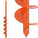 3.5 X 32 Inch Garden Auger Drill Bit for Planting Bulb Earth Post Hole Digger Tool Drill Augers for Digging Holes for Beach Umbrella, Fence Post, Planting Plants