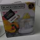 BLACK+DECKER 32oz Electric Citrus Juicer, CJ625, Pressure Activated, Adjustable Pulp Control, Dishwasher-Safe (1)