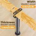 Abiglifty 7.08-13 Inch Bed Frame Legs, 4Pcs Adjustable Bed Support Legs, Metal Bed Frame Support Legs, Non-Slip Bed Legs Replacement, Heavy Duty Furniture Legs for Sofa/Cabinet/Couch/Dresser/Table