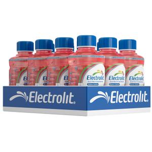 Electrolit, Electrolyte Beverage, Watermelon-Lime, 21 Fl Oz bottle (Pack of 12) (EXP 10/08/27)