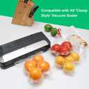 4mil 100 Gallon Size11x16Inch Vacuum Sealer Food Bags with BPA Free,Heavy Duty,Great for Vac Storage or Sous Vide Cooking