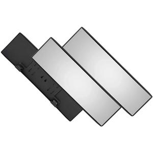 Verivue Universal Panoramic 12-Inch Rear View Mirror Pack of 2 | Anti-Glare Wide Angle Car Mirrors | Rearview Mirror Accessories for Baby Rear-Facing, Clear Panoramic Convex Mirrors for Cars and SUVs