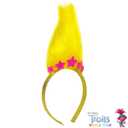2 x LUV HER Kids' Trolls World Tour Headband with Wig for Girls - Costume Accessories - Ages 3+ (Yellow)