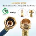 4 x Tool Daily Winterize Blowout Adapter with Shut Off Valve, RV Winterizing Kit 12" Air Compressor Quick Connect Blow Out Fitting Plug for Motorhome, Boat, Camper, Travel Trailer