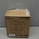 Chefman Electric Kettle with Temperature Control, 5 Presets LED Indicator Lights, Removable Tea Infuser, Glass Tea Kettle & Hot Water Boiler, 360 Swivel Base, BPA Free, Stainless Steel, 1.8 Liters