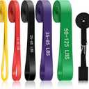 Pull Up Assistance Bands, 5-Level Resistance Bands for Working Out, Pull Up Bands for Men & Women, Exercise Bands for Full-Body Training, Fitness, Physical Therapy, Stretch Workout Bands at Home, Gym