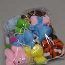 Sofier Valentines Day Gifts for Kids Classroom 24 Pack Valentines Mini Animal Toys Keychains Bulk for Boys Girls Classroom Exchange Party Favor School Teacher Student