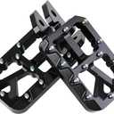 Dirt Bike Foot Pegs for Ebike Surron Light Bee X S, Color Prickly Peg,Motorcycle Aluminum Alloy Pedal for Segway X160 X260/Talaria X3 X4/E Ride PRO SS,Black Body with Dazzling Spikes