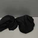 Obstal 8ft Stretch Spandex Table Cover for Standard Folding Tables - 2 Pack Universal Rectangular Fitted Tablecloth Protector for Wedding, Banquet and Party, Black