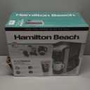 Hamilton Beach FlexBrew Advanced 5-in-1 Programmable 12 Cup Drip and Single Serve Hot & Iced Coffee Maker with Movable 60 oz. Water Reservoir, Use Pod Packs and Grounds, Fast Brewing, Black (49924)