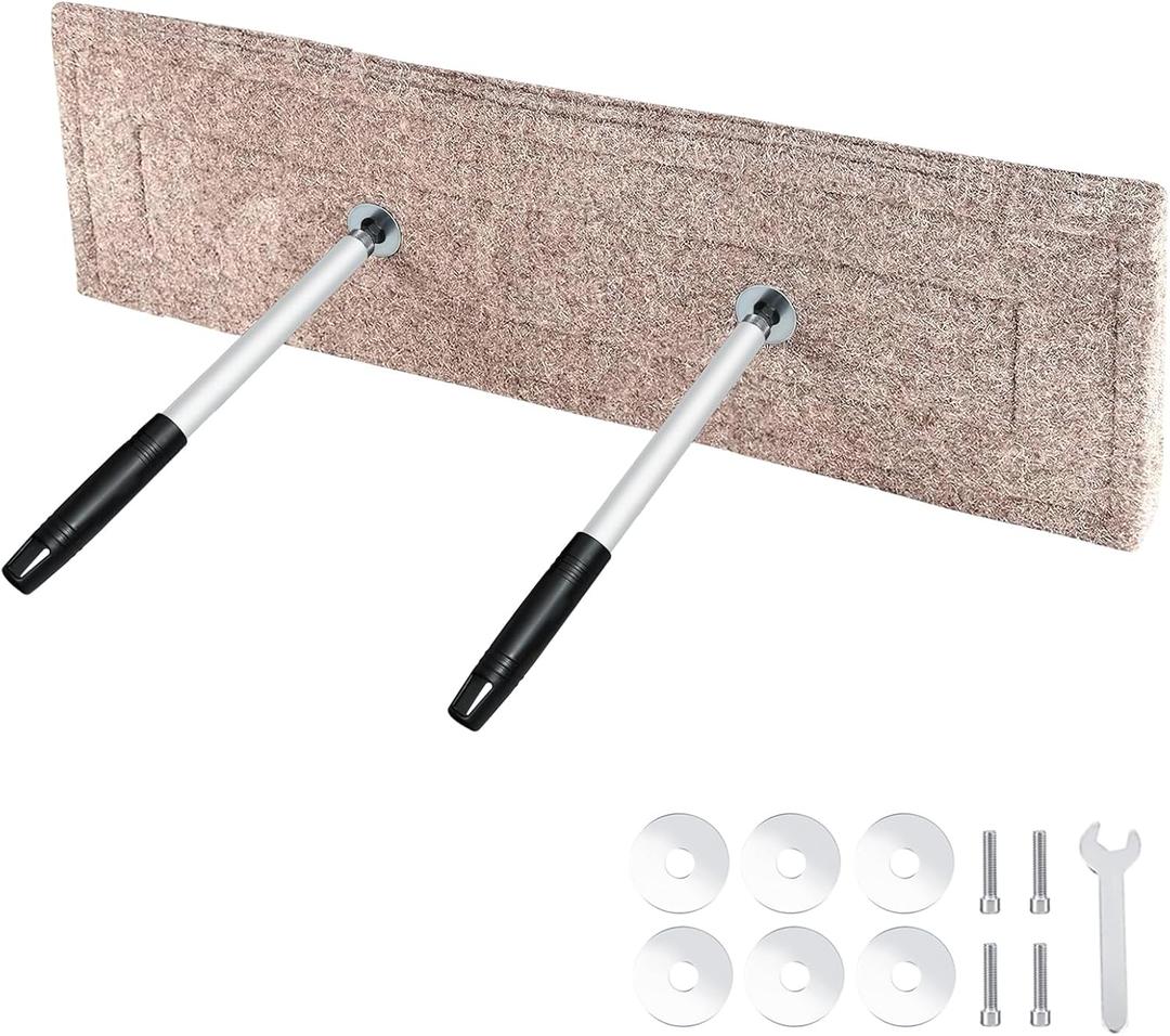 8"x 32" Draft Excluder for Chimney Flue - Rectangular Flue Plug Stopper for Fireplace Flue Chimney Replacement Stove Seal Damper Tool