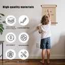 Paper Roll Holder- Wall-Mounted Paper Roll Dispenser 30-Meter Brown Butcher Paper Roll is Suitable for Memo Boards, Wall Decorations, to-Do Lists,DIY Drawings, Artworks, and Creativity