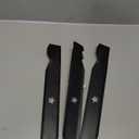 3 Pack Mower Blade Set for 36 in Deck Compatible with for AYP Husqvarna Poulan LT100 LT112 LT125 LR12 532127841 532138496