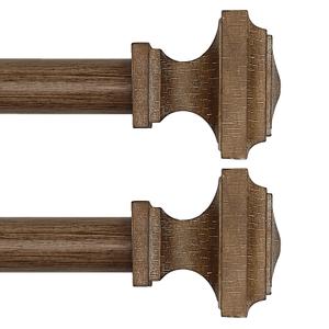 Wood Curtain Rod 32x45 Inc