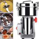 Electric Grain Mill Grinder 700g,High Speed 1800W Spice Herb Mill Grinders, Stainless Steel Pulverizer Powder Machine for Dry Cereals Grains Herbs Spice Coffee Corn Bean Pepper,Swing Type