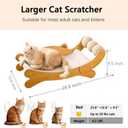 Cat Scratch Pad with Replacement Scratching Felt, Large Cat Scratcher Bed Hammock Lounge for Scratching Pad, Protects Furniture,Kittens Gifts