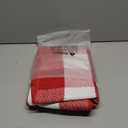 Christmas Door Mat Outdoor 27.5"x43" Buffalo Plaid Christmas Decor Rug Cotton Hand-Woven Layered Door Mats Washable Carpet for Front Porch, Kitchen, Farmhouse, Entryway