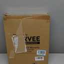 19" Elongated Slow Close Toilet Seat, White Polypropylene Toilet Seat Cover with Never Loosen Durable Lid, Quiet and Easy to Install and Clean