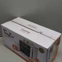 4 Slice Toaster with Smart Digital Touchscreen & 1-Touch Memory | Stainless Steel Long Extra-Wide Slot for Bagels & Artisan Bread | Single-Slice Defrost and Reheat Modes