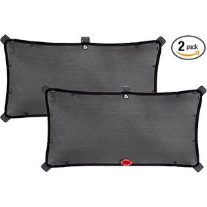 Munchkin® Brica® Magnetic Stretch to Fit™ Sun Shade, Black, 2 Pack
