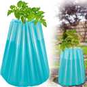 1 PCS 6ml Thickened Insulating Plant Protector,Early Season Water Walls Plant Insulators,Easy Fill Shape Plant Coat Winter Frost Protection for Young Tomatoes Plants Gardening Optimal Planting