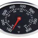 Grill Thermometer Replacement for Nexgrill 720-0830H 720-0830D 720-0888 720-0679 Replacement Parts, Brinkmann 810-1455-S 810-3821-S, Members Mark 720-0586A Kenmore 122.16431010 Replacement Thermometer