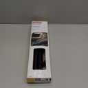 Nuby 14" Roller Vehicle Side Window Sun Protection Shade for Baby | 2 Pack | Pull Down with Suction Cups and Press Button Roll Up | Black