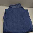 Cicy Bell Womens Wide Leg Jeans Vintage Mid Rise Baggy Boyfriend Belted Denim Pants with Pockets Size 12