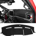 Dash Cover for Dodge Ram 1500/2500/3500 20092018, Ram 1500 Classic 20192024 - Custom Fit Dashboard Cover, Non-Slip, UV Protection, Black