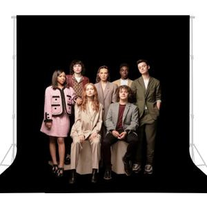 10x12Ft Black Large Photography Backdrop, Black Screen Photo Background for Photoshoot, Zoom Meeting, Game Live Steaming Live, Party, Vedio