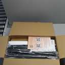 ALLZONE Corner Shower Caddy Tension Pole – Rust-Free Stainless Steel Shower Organizer with Adjustable Storage Shelves, Drill-Free Installation, Quick Setup, Extends from 34 to 116 Inches