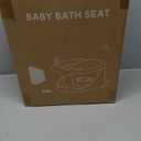 Baby Bath Seat for Babies 6 Months & Up - Bathtub Seats for Babies Sitting Up with Rinse Cup, Non-Slip, Comfortable, Infant Bath Essentials, Yellow