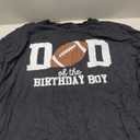 Dad of The Birthday Boy Football Lover First Birthday Party T-Shirt 4XL