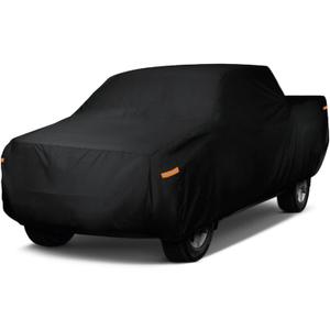 EzyShade 10-Layer Truck Cover Waterproof All Weather. See Vehicle Size-Chart for Accurate Fit. Outdoor Pickup Truck Covers - Silverado F150 RAM 1500. Sun Snow Rain. Black, Size T4 (See SizeChart)