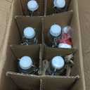 24 Pcs Coquito Bottles 17 Oz Christmas Swing Top Glass Bottles Christmas Flip Top Brewing Bottles with Santa Hat Xmas Stickers Cinnamon Twine Wine Airtight Caps for Winter Holiday Home Party Milk Eggn