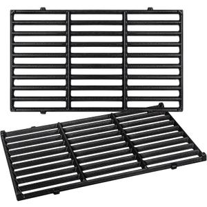 17.5' 7637 Cast Iron Grill Grates For Weber Spirit 2 Grill Parts With 2 Burner Gas Grills,Spirit E-210 S-210,Spirit 200 & GS4 Spirit II 200 Series (Front-Mounted Control) Gas Grill Replacement Parts (17.5 x 10.2 - For Weber Spirit E-210)