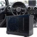 Car Air Conditioner 12V Portable Car Truck AC Dashboard Cooling Air Fan Blow Cold Air with Cigarette Lighter Plug in Universal Fit for RV SUV Boat Golf Vehicles Truck