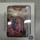 Inesore with Safety Lock for AirPods 4 Case Cover 2024,Floral Cute AirPod 4th Generation Case for Women Girly with Cleaner Kit and Keychain, Pink Berry Flower