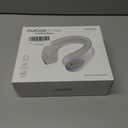 samply Ice-Filled Neck Cooler with Cooling Towel, Silent Non-Gel Ice Pack for Muscle Soreness,Cervical Pain Support, Cold Compress Therapy for Sports, Travel, Ideal for Hot Weather, Light Gray